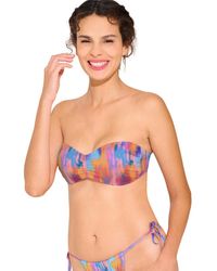 Lisca - Maillots de bain Haut maillot de bain bandeau préformé sans armatures JERSEY - Lyst
