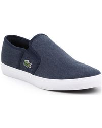 Scarpe slip on Lacoste da uomo - Fino al 25% di sconto | Lyst
