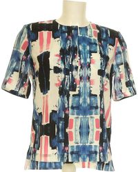 & Other Stories Top Manches Courtes Other Stories 38 - T2 - M Blouses - Bleu