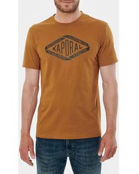 Kaporal - T-shirt T-shirt coton col rond droit - Lyst