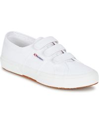 Superga - 2750 COT3 VEL U femmes Chaussures en blanc - Lyst
