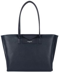 Lancaster - Cabas Sac cabas épaule Zippée L Maya 517-20 Bleu Foncé - Lyst