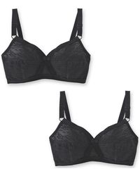 Daxon - Triangles / Sans armatures by - Lot de 2 soutiens-gorge dentelle - Lyst