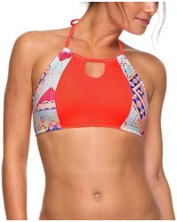 Roxy Bikini Aloha Croc Top - Roze