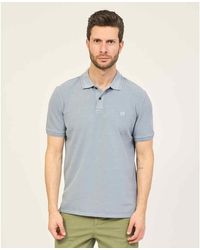 Ecoalf - T-shirt Polo en coton avec logo sur la poitrine - Lyst