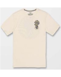 Volcom - T-shirt Camiseta Farm To Yarn Off White - Lyst