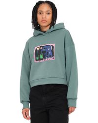 Volcom - Polaire Sudadera con capucha Mujer Longo Hoodie - S - Lyst