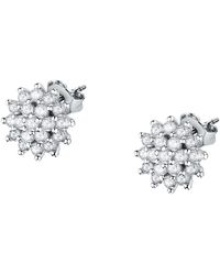 Cleor - Boucles oreilles Boucles d'oreilles en argent 925/1000 recyclé et zircon - Lyst