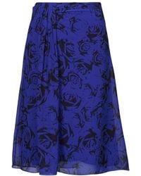 Esprit - Gonna Draped Midi - Lyst