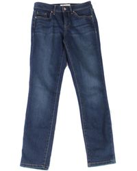 Jessica Simpson Wo Jeans 25x25 Rolled Ankle Skinny Stretch - Blue