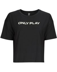 Only Play - T-Shirt Onpfont Logo Short Ss Train Tee - Lyst