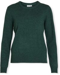 Vila - Pull Noos Ril O-Neck Knit - Lyst