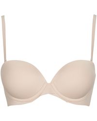 Calvin Klein - Gewatteerde Bh Push Up Strapless - Lyst