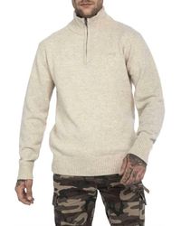 Schott Nyc - Pull Pull PL LANCE 2 Off White - Lyst