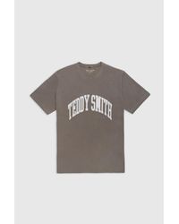Teddy Smith - T-shirt Tee Shirt Faded Kaki - Lyst