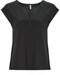 ONLY - T-shirt ONLFREE S/S MODAL V-NECK TOP JRS - Lyst
