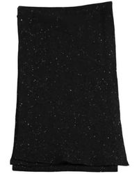 A.P.C. - Echarpe Foulard en laine noir - Lyst