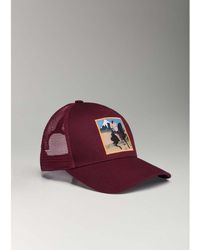 saē paris - Casquette Casquette Oki polo bordeaux - Lyst