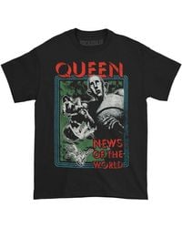 Queen - T-shirt News Of The World - Lyst