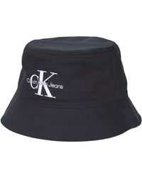 Calvin Klein - Cappelli Monologo Embroidery Bucket Hat - Lyst