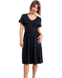 Admas - Robes midi Robe estivale manches courtes Cute - Lyst