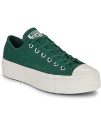 Converse - Sneakers Basse Chuck Taylor All Star Lift Platform Colorful Suede - Lyst