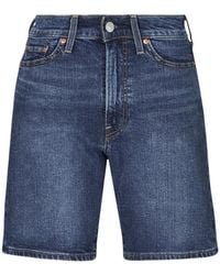 Levi's - Korte Broek Ribcage Bermuda Short - Lyst