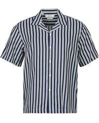 SELECTED - Overhemd Korte Mouw Slhrlxair Mix Ss Shirt - Lyst