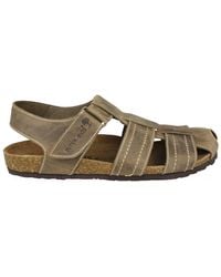 Interbios - Sandales plates 9533 pardo - Lyst
