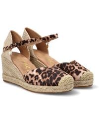 Etika - Espadrilles Espadrille À Talon Compensé - Lyst