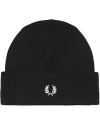 Fred Perry - Muts Classic Merino Wool Beanie - Lyst