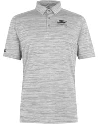 skechers polo shirt mens white