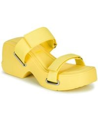 Bronx Upp-date Mules / Casual Shoes - Yellow