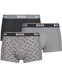 BOSS - Boxers Trunk 3P Power Desig - Lyst
