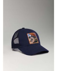 saē paris - Casquette Casquette Oki parachute bleu marine - Lyst