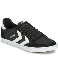 Hummel - TEN STAR LOW CANVAS femmes Chaussures en Noir - Lyst