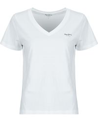 Pepe Jeans - T-Shirt Korte Mouw Mae V Neck - Lyst
