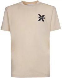 John Richmond - T-shirt t-shirt beige - Lyst