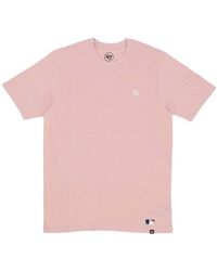 '47 - T-Shirt Maglietta Uomo Mlb Base Runner Emb Echo Tee Neyyan Dusty Mauve - Lyst