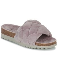 Dames Scholl Pantoffels 201387 in het Rood Dames Schoenen voor voor Platte  schoenen voor Pantoffels allware.com.br