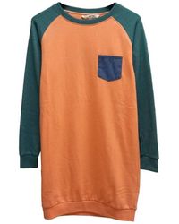 Billabong - Robe - Robe sweat - orange et verte - Lyst