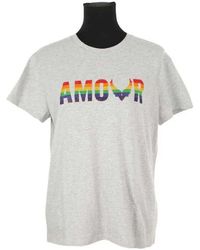 Zadig & Voltaire - T-shirt T-shirt en coton gris - Lyst