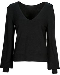 Vila - Pull Viril Rev V-Neck L/S Top - Lyst