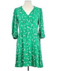 Maje - Robe courte Robe verte - Lyst