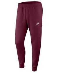 638 Club Fleece Pantalon pour homme Bordeaux - Rouge Nike pour homme en  coloris Rouge | Lyst