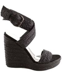 Stuart Weitzman - Chaussures escarpins Talons en cuir noirs - Lyst