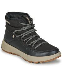 Columbia Snowboots Slopeside Village Omni Heat Mid - Zwart