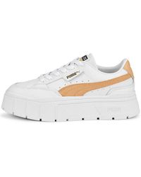 Basket - Baskets avec nœud rose - Blanc PUMA en coloris Rose | Lyst