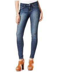 Jessica Simpson Wo Jeans Size 27x28 Suprt Skinny Stretch - Blue