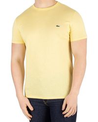 tee shirt lacoste homme jaune